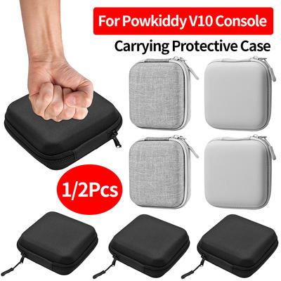 1/2Pcs Carrying Protective Case For Powkiddy V10 Console Anti-scratch Carrying Bag Anti-Fall Handbag with Pocket Game Accessory