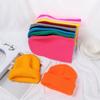 Warm New Fashion Elastic Hip Hop Candy Color Soft Knitted Cap Skullcap Beanies Hat
