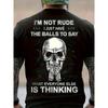 European Sizes Men's Casual 3D Print T-Shirt- with Skull Design, Black Polyester, Short Sleeve, Round Neck, Summer Wear, Everyday Tshirt