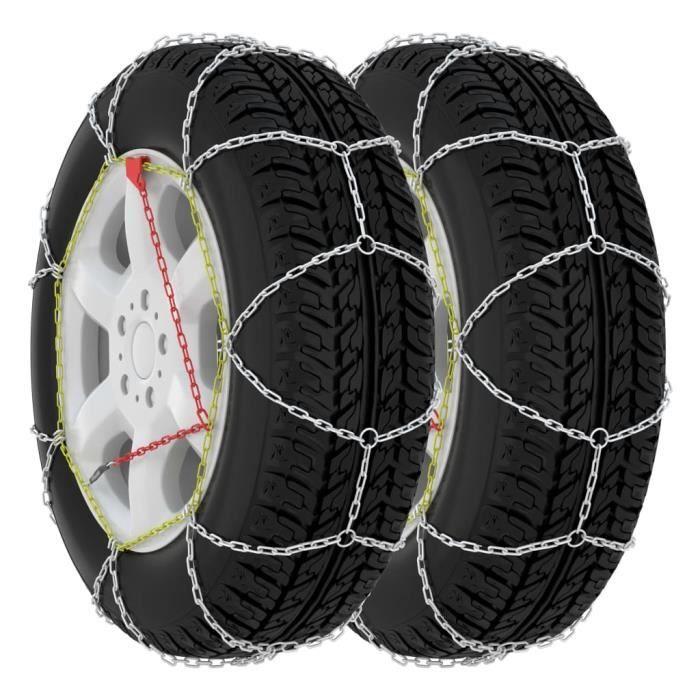 VidaXL Chaînes antidérapantes 2 pcs 16 mm VUS 4x4 Taille 400