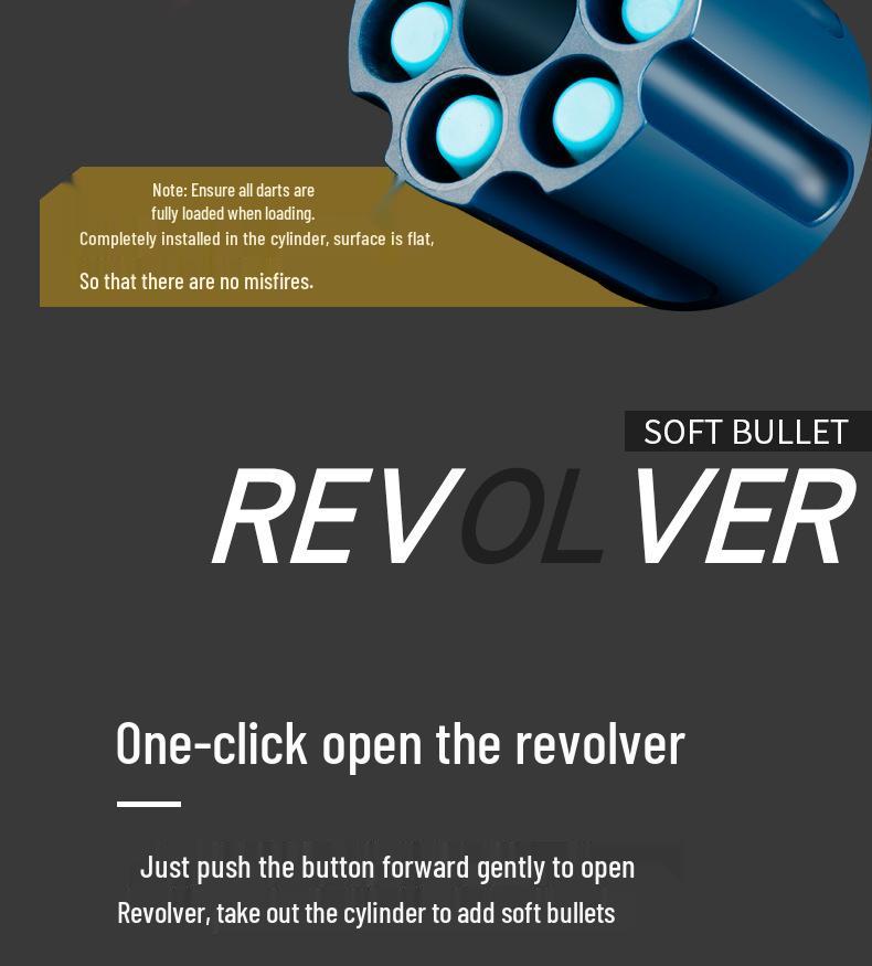 ZP5 Toy Pistol: Revolver-Style Soft Bullet Gun for Kids, EVA Foam Simulated Training Model