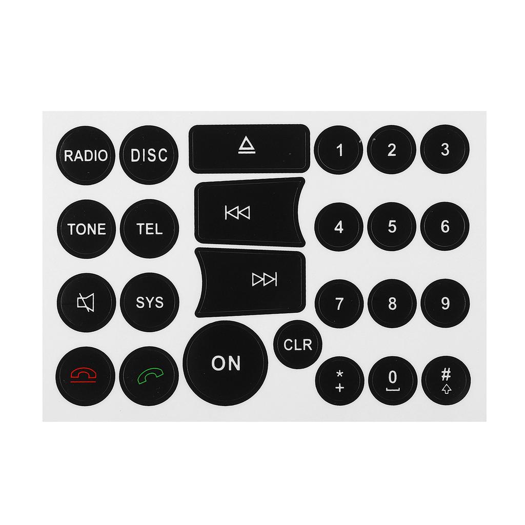 Voor Mercedes Benz GLK350 C-Klasse CLS C218 SLK W172 W204 W212 W218 W207 W220 Zwarte Auto Knop Reparatie Sticker Decals Stickers