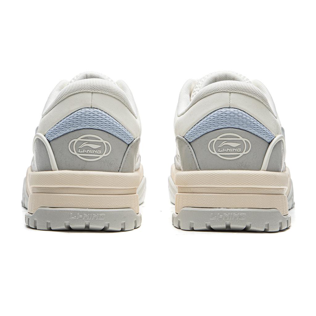 Li Ning Classic Versatile Fashion Thick Sole Comfortable Rebound Non-Slip Wear-Resistant Breathable Increased Height Low-Top Skate Shoes AGCW165-2