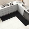 Tappetino da cucina antiscivolo a forma di L in terra di diatomee, tappetino assorbente per bagno, tappetino per porta doccia, colore solido