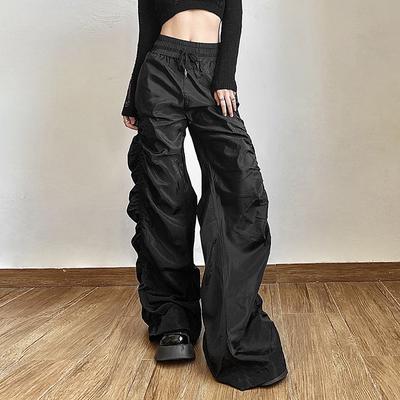Fashion Trend Personalized Cool Casual Loose Girl High Waist Wide Leg Lantern Pants