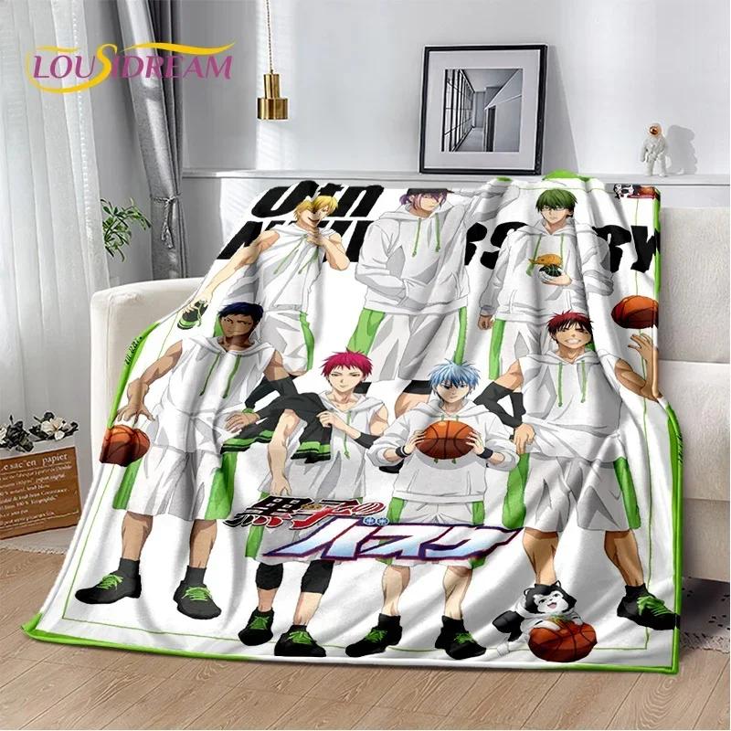Animacinis Kuroko krepšinio anime pledas, minkštas apklotas namams, miegamajam, lovai, sofai, iškylai, kelionėms, biurui, vaikams
