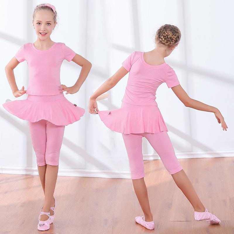 Tanz- & Fitness-Yoga-Kleidung für Mädchen - Gymnastik-Outfit für Kind & Eltern - Frühling bis Herbst