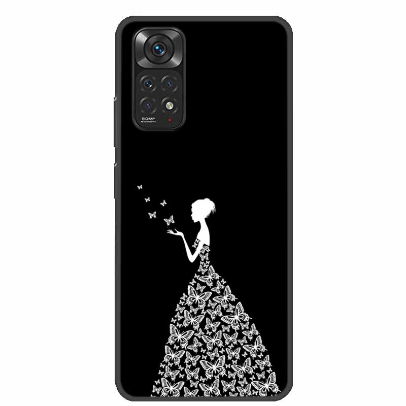 For Redmi Note 11 Cases Note11s Painted Soft TPU Silicone Phone Cases for Xiaomi Redmi Note 11 Pro 5G Cover Coque Note11s 4G Bag