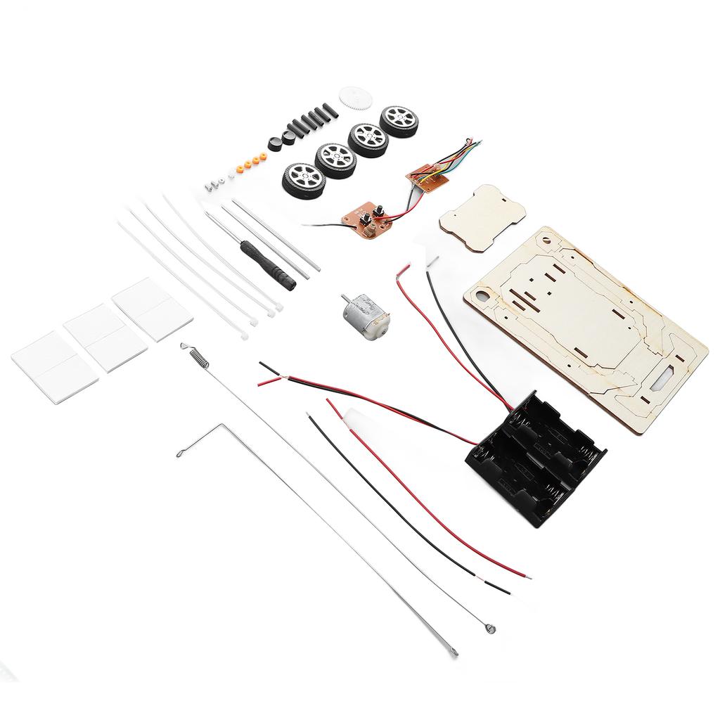 DIY Wireless Remote Control Car Wooden RC Car Model Kit for Boys and Girls Teens and Adults