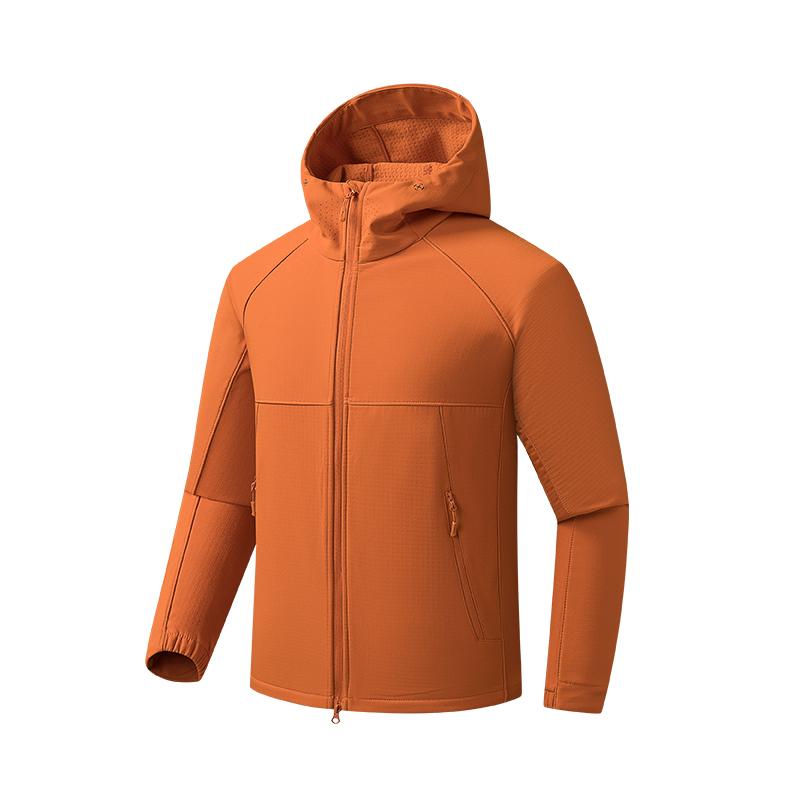 Outdoor Sports Mountaineering Clothing Soft Shell Hooded Windbreaker Jacket Plus Fleece Jacket