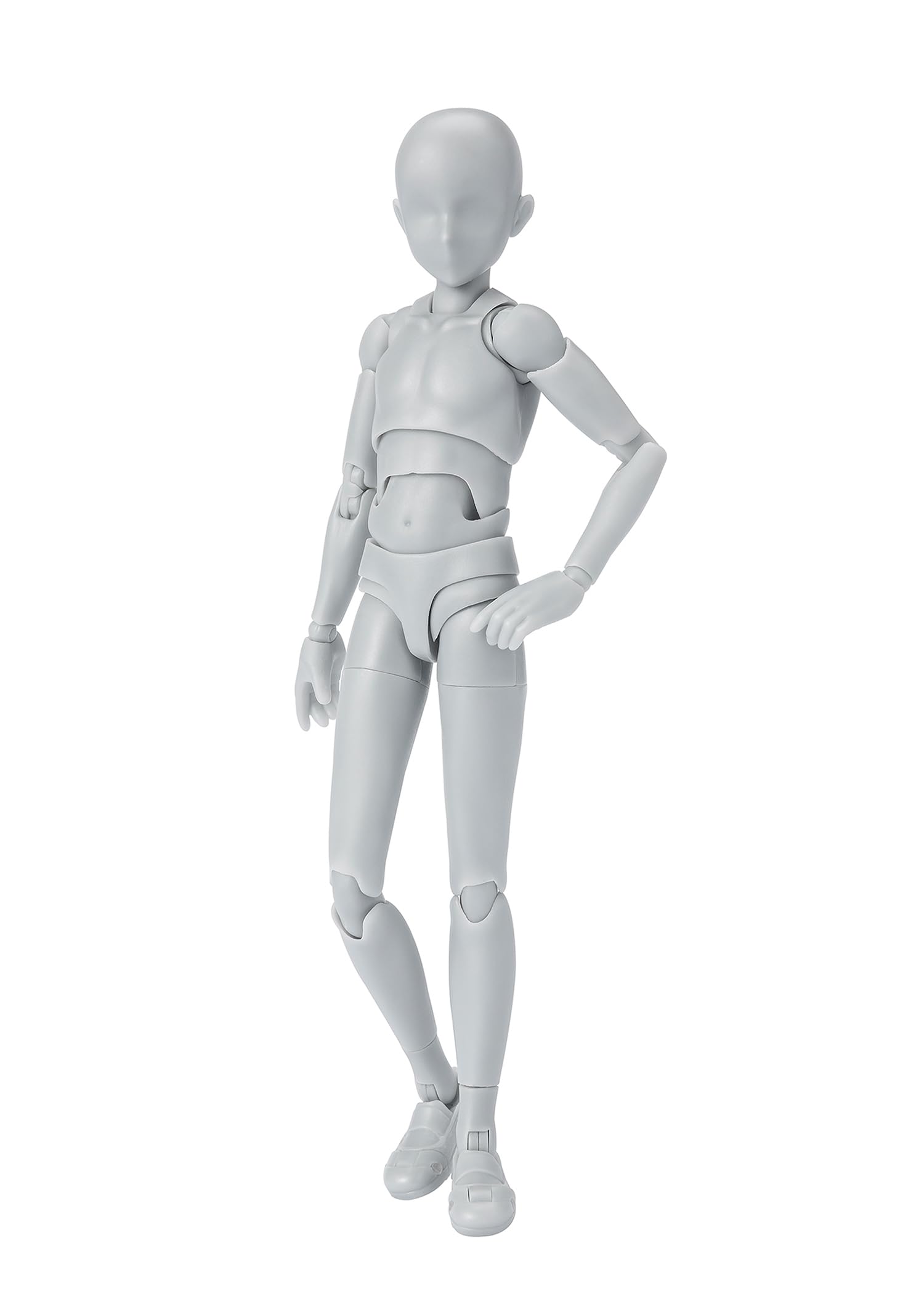 

TAMASHII NATIONS Издание DX НАБОР Цвет Примерно 135 мм ПВХ АБС Подвижная фигурка S.H.Figuarts Body-kun - Школьная жизнь- (Серая версия.) &