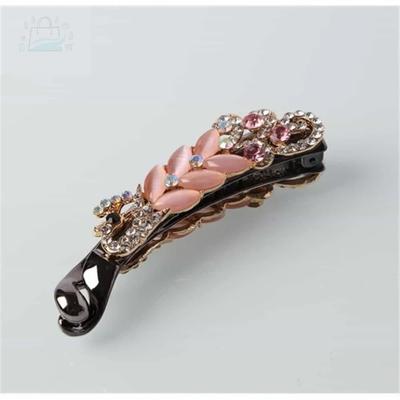 GSTORE Women's Hair Pin Hair Clip Pink Hair Pin Beauty Clip Hair Banana Pin Pink