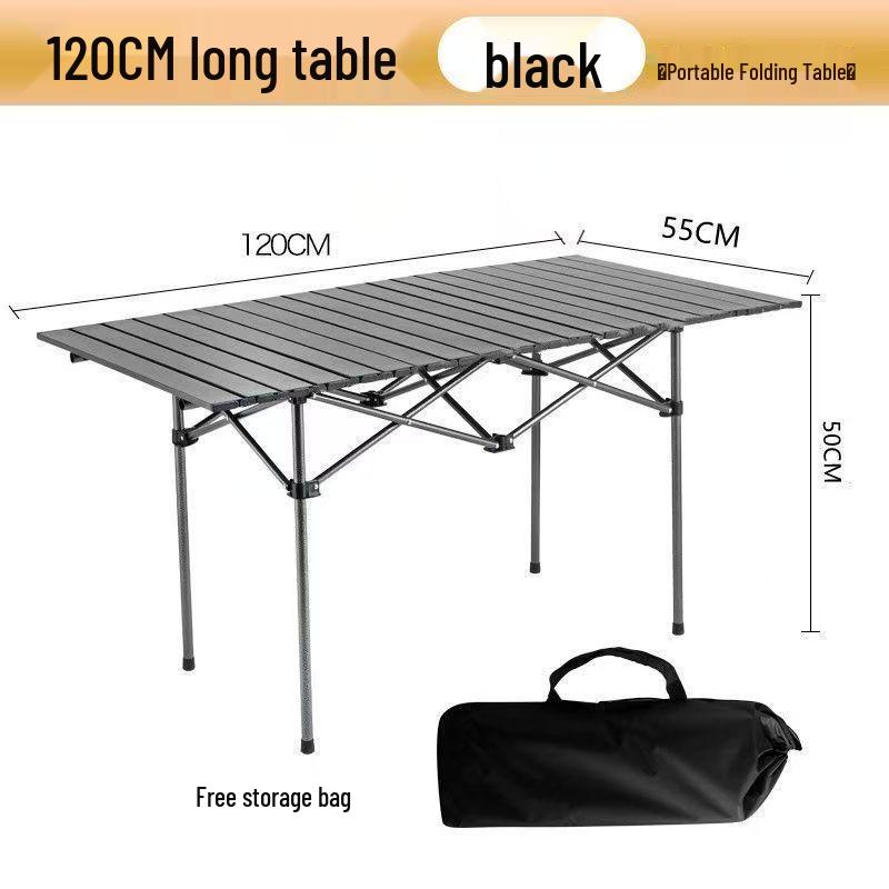 Portable Folding Picnic & Camping Table Chair Set for Outdoor & Night Market