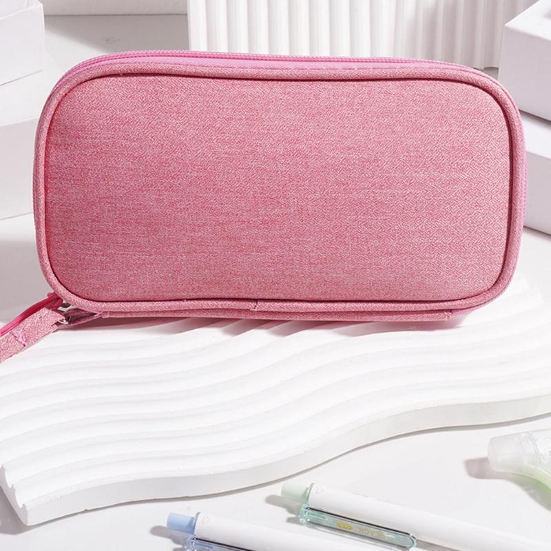Pencil Bag Big Capacity Pen Case Handheld Pen Bag Pouches Pencil Holder Aesthetic Stationery Bag School Office Supplies