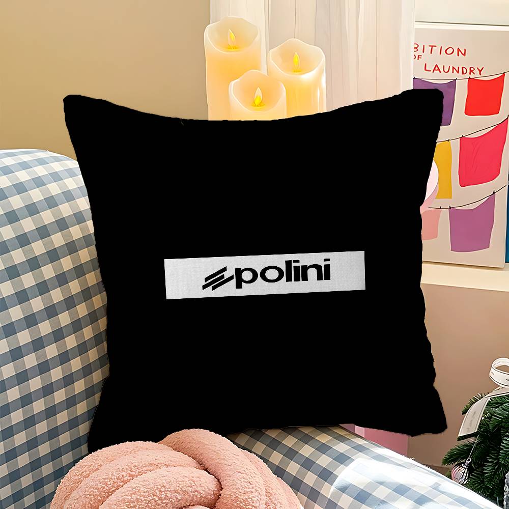 P-Polini Italy Scooter Race Cushion Cover Decorative Pillow Sofa Home Decor Case Pillow Cases