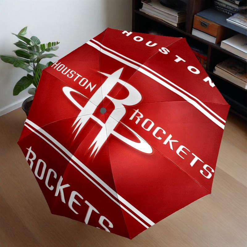Rockets Team Art Umbrella 8-Frame for Travel, Camping, Casual Lightweight Portable Umbrella, Essential for Every Family Holidays Gift
