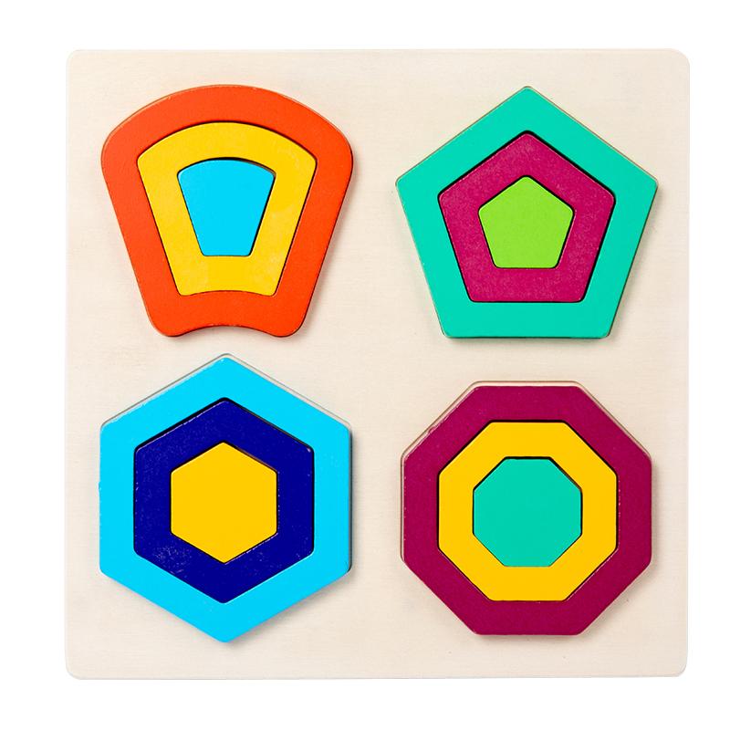 Montessori Spielzeug Holzform Steckpuzzles Lernspielzeug Kinder Valentinstag Geschenke für 2~4 Jährige Kinder Jungen Mädchen Geburtstagsgeschenke