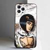 Bucciarati JoJos Bizarre Adventure Phone Case For iPhone 17,16,15,14,13,12,Pro,Max,Plus,E,SE4,Air,Mini Black Soft Box