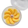 DIY Fruit Cake Mould Aromatherapy Candle Mould 4 Hole Multi-mould Semi-round Orange Flower Handmade Soap Oil Soap Mould