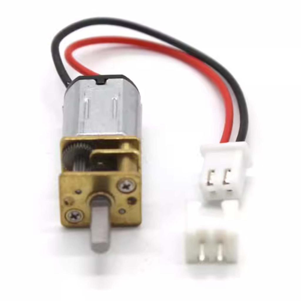 N20 Reducer Motor with XH Terminal Wire, 3-6V High Torque Micro Metal Geared Motor for Robotics, DIY Models