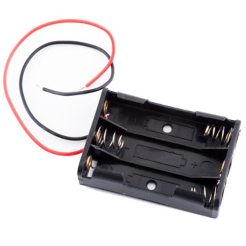 5pcs 1 2 3 4 Slots Ports AA Size Power Battery Storage Case Box Holder Leads With Q1