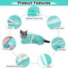 Professional Breathable Mesh Cat Bathing Bag Anti Scratch Multi-purpose Cat Grooming Bag Adjustable Washing Pouch Pet Care