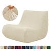 1 PZ Copridivano Elasticizzato Senza Braccia Trama a Quadretti Seersucker Copertura per Divano da Terra Lounge Slipcover Copridivano Singolo Rilassante per Poltrona da Focolare Decorazione per Casa in Camera da Letto