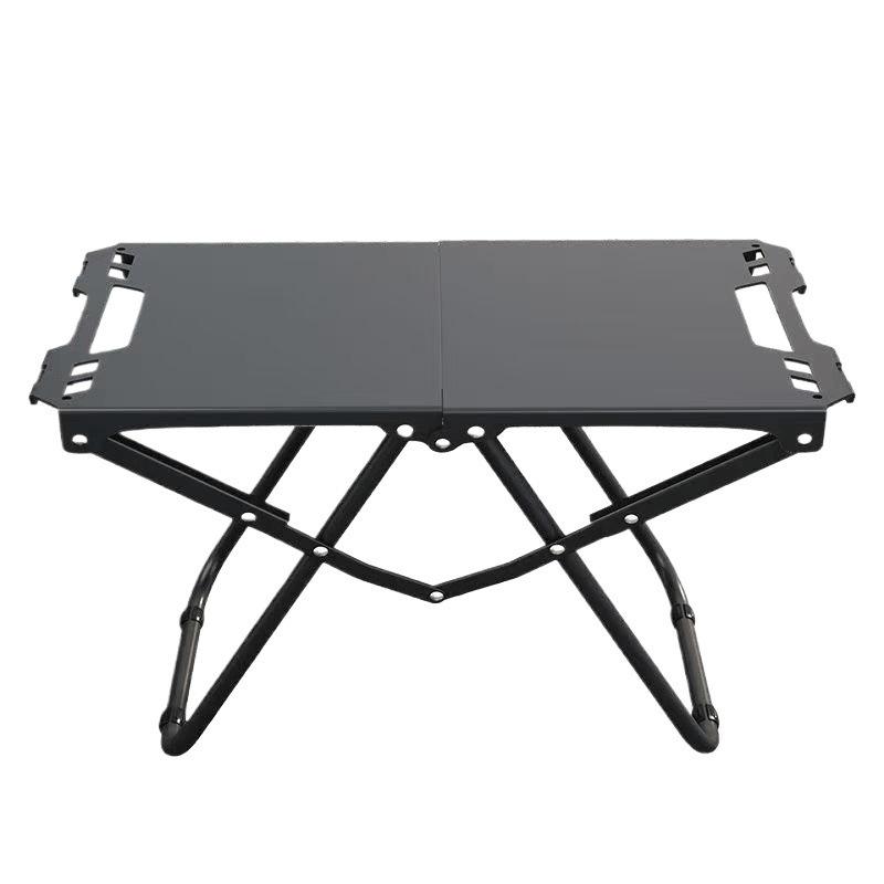 Lightweight Carbon Steel Folding Camping Table and Chair Set for Outdoor Use