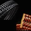 Zinc Zinc Alloy Men Weave Belt Retro Jeans Waistband Fashion Male Genuine Leather Belt  Ornament