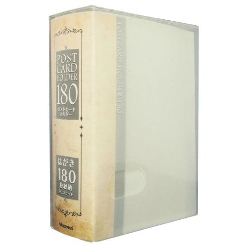 

Держатель для открыток Nakabayashi File вмещает 180 карточек Cool Gray SD-HCT2A6-180C