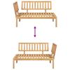 Vidaxl Narożna Sofa Ogrodowa Z Deseczek, Lite Drewno Akacjowe