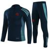 Half-Zip Training Sweatshirt Team Sportswear Basketball Soccer Running Fitness Adult Kids