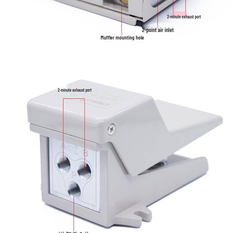 FV420 Pneumatic Foot Pedal Switch with Cylinder Control for Directional Change and Ventilation FV320 Valve