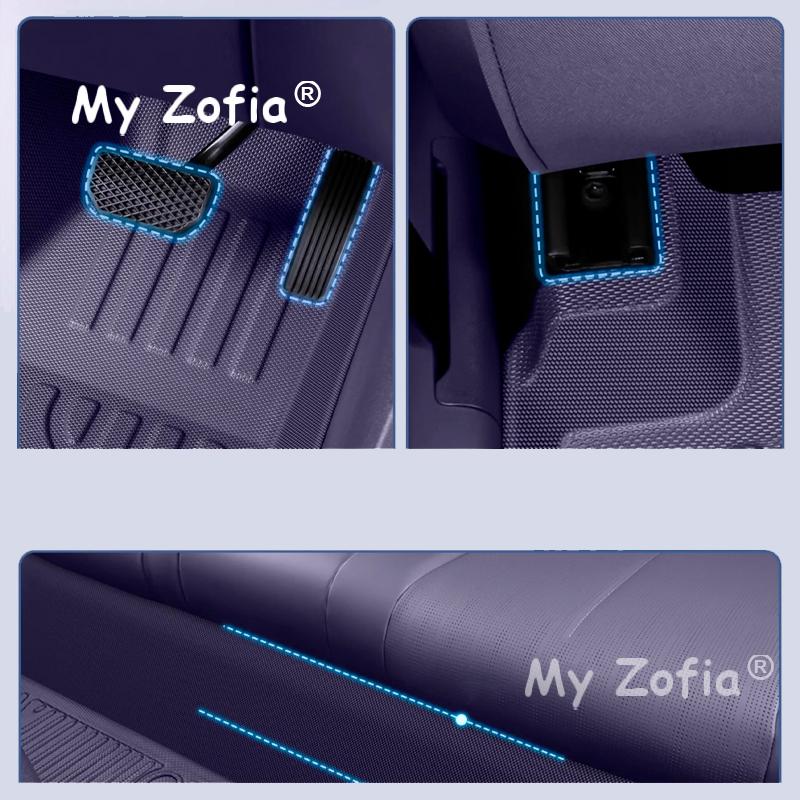 TPE Floor Mats For Leapmotor B10 2025 2026 Car Foot Mats Console All Weather Waterproof Non-slip Floor Liners Tray Accessories