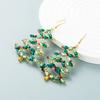 Snowflake Metal Christmas Party Christmas Tree Earrings Fashion Alloy Earrings Creative Exaggerating