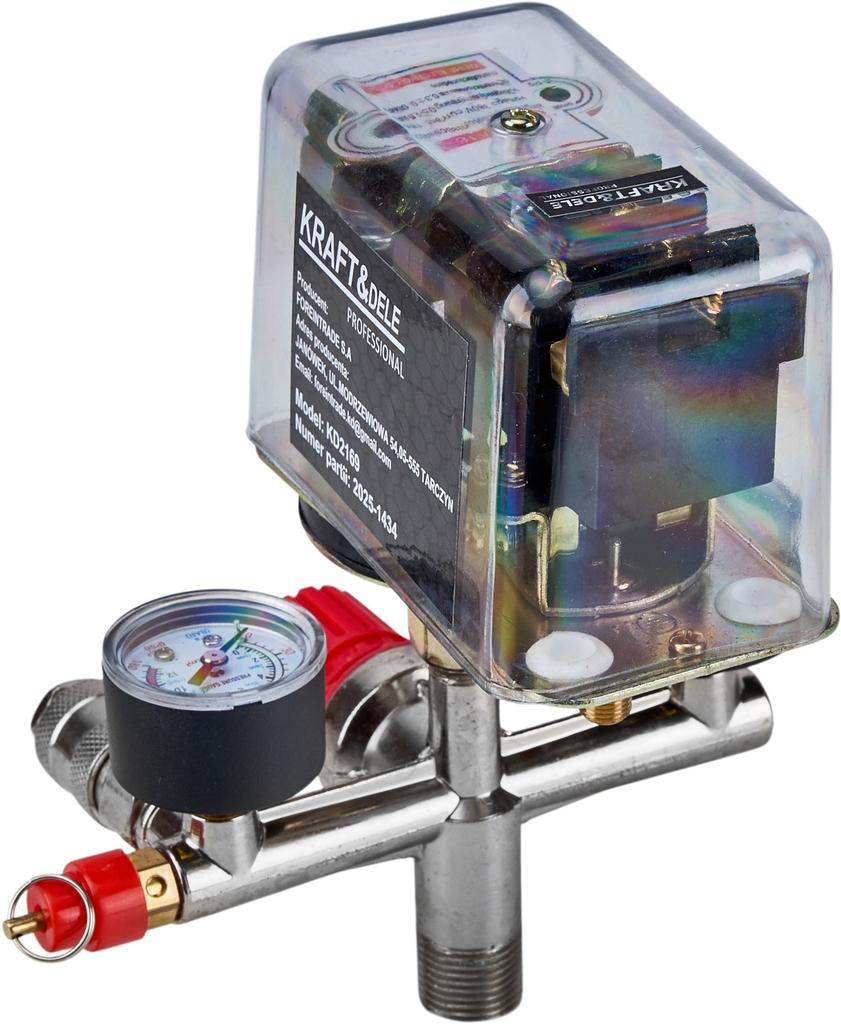 3-phase pressure switch + tee KD2169