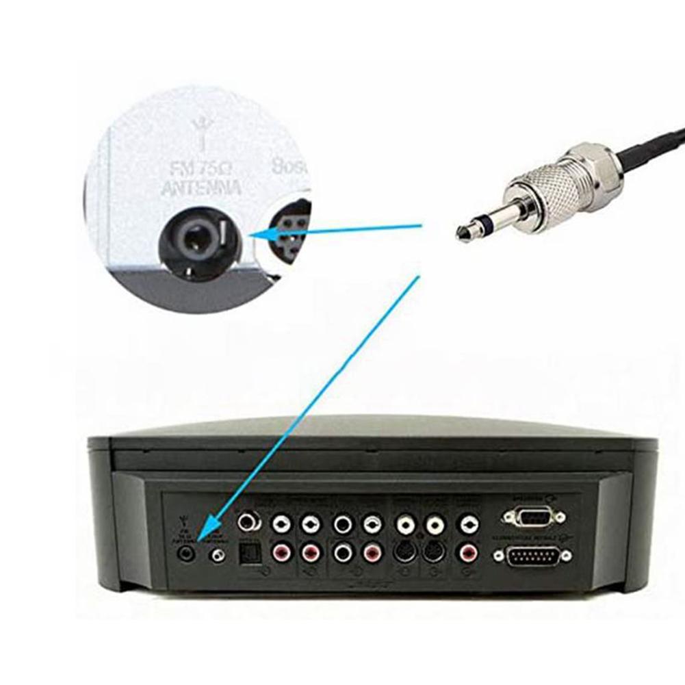 FM Radioantenne FM Dipolantenne Für Stereo-Receiver Musiksystem FM Radio Heimstereo Audio Video Heimkino-Receiver