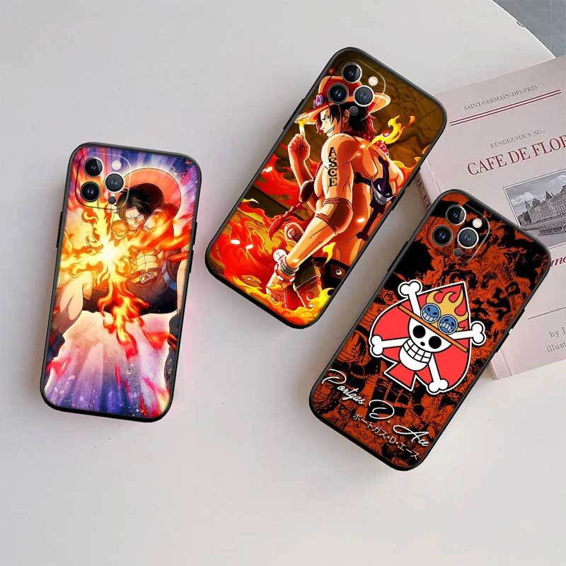 One Piece ACE Phone Case for Samsung S20 S21 S21S S22 S23 S24 FE Ultra Plus Lite F06 F16 M06 M16 M56 A07 A17 A36 A37 A55 A57
