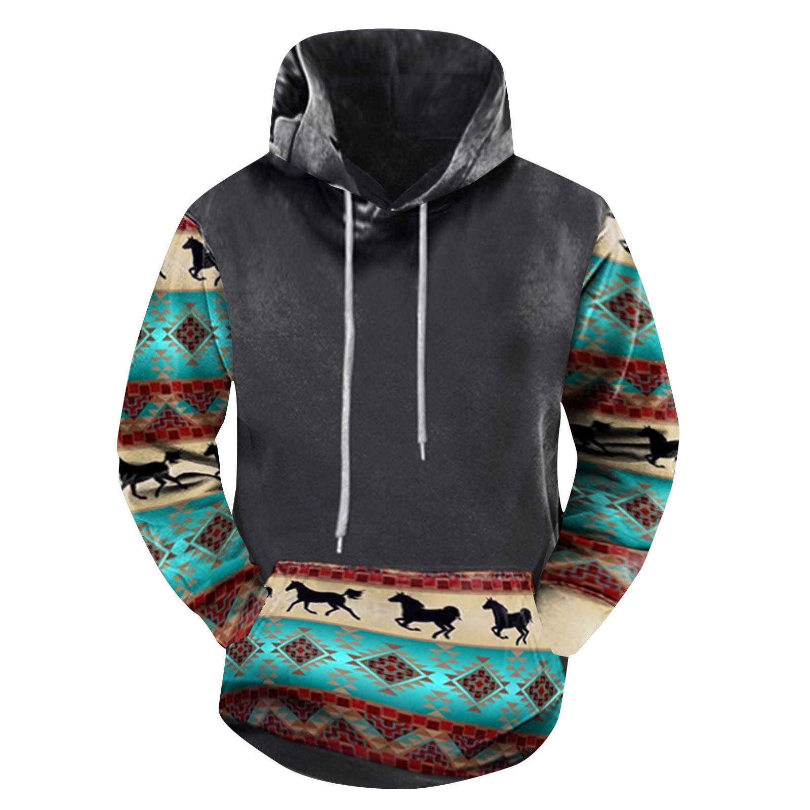 

Модный свободный мужской и женский свитер с капюшоном с длинным рукавом и принтом XXXXL серый