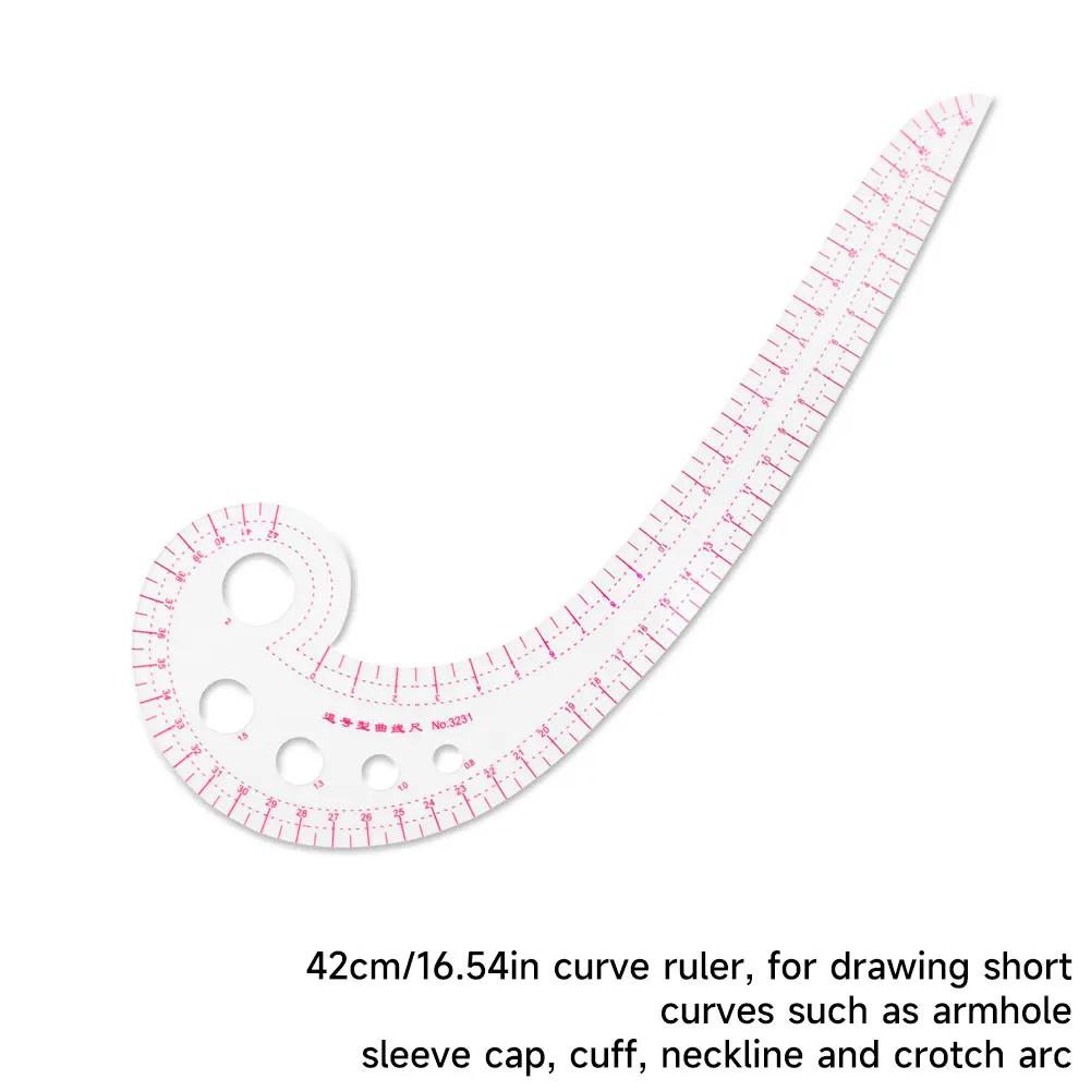 Tailor Measure Ruler Soft Grading Design Ruler French Metric Curve Template Sewing Accessories For Clothing Pattern Making DIY