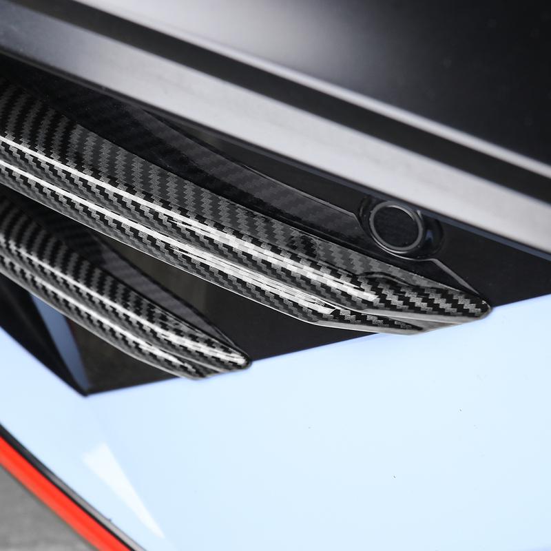 For Hyundai Elantra CN7 N -2025 Car Tuning Carbon Fiber Front Fog Lamp Trim Cover Exterior Accessories