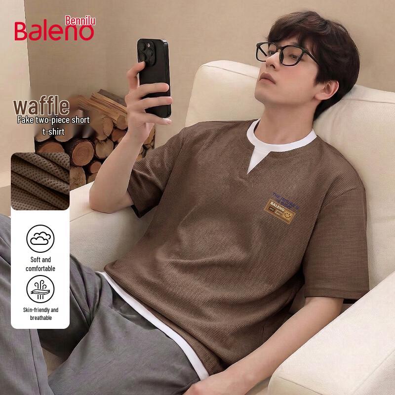 Baleno Men s Layered Short Sleeve T-Shirt L