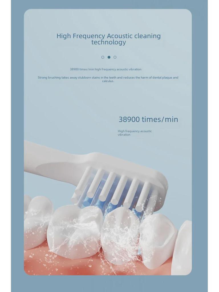 Sonic Electric Toothbrush for Adults with Wireless Charging - Gift-Ready Tooth Cleaner