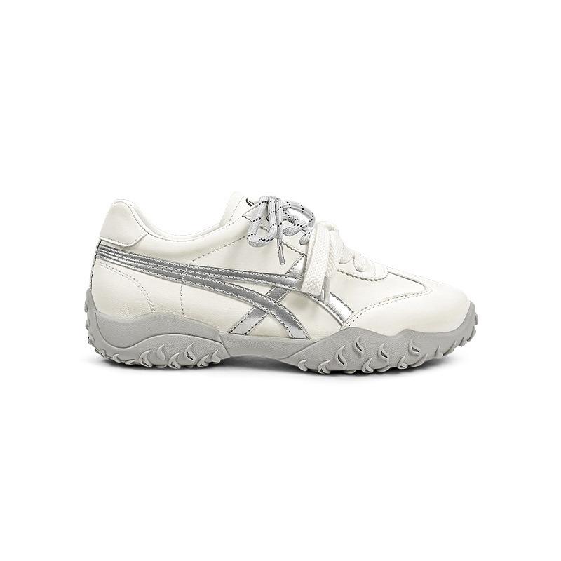 Rindslederversion~ Damen-Freizeitschuhe mit dicksöhliger Innenhöhe und Schnürung, neu, höhenerhöhend