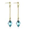 Anime Hunter X Hunter Clip-Ohrringe für Frauen Männer Red Water Drop Ketten Stud Kurapika Kurta Cosplay Ohrringe Schmuck Geschenk