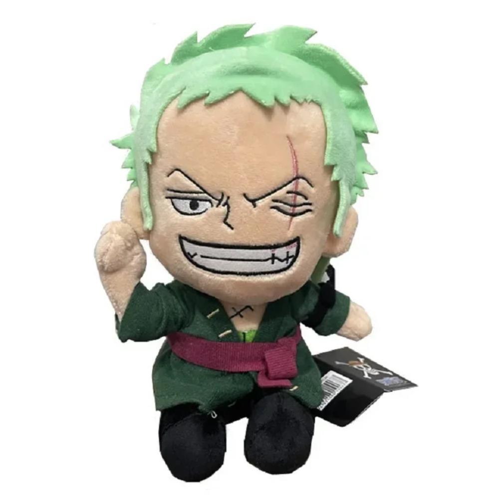 NEW 25cm One Piece Anime Figure Zoro Luffy Chopper Plush Toys Cute Cartoon Plushie Stuffed Dolls Pendant Kids Xmas Gifts