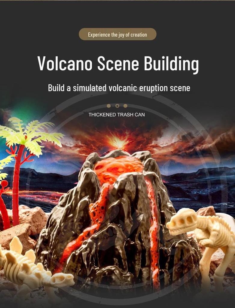 Dinosaur Fossil & Volcano Science Experiment Kit for Kids