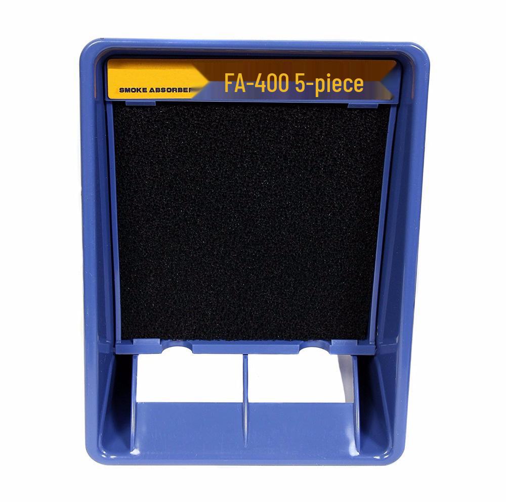 FA-400 Dual-Use Solder Smoke Extractor with 5 Sponges for Horizontal/Vertical Use.