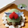 Warm Turtle Knitted Sweater Love Heart Turtle Costume Cute Pet Tortoise Clothes  Winter Season