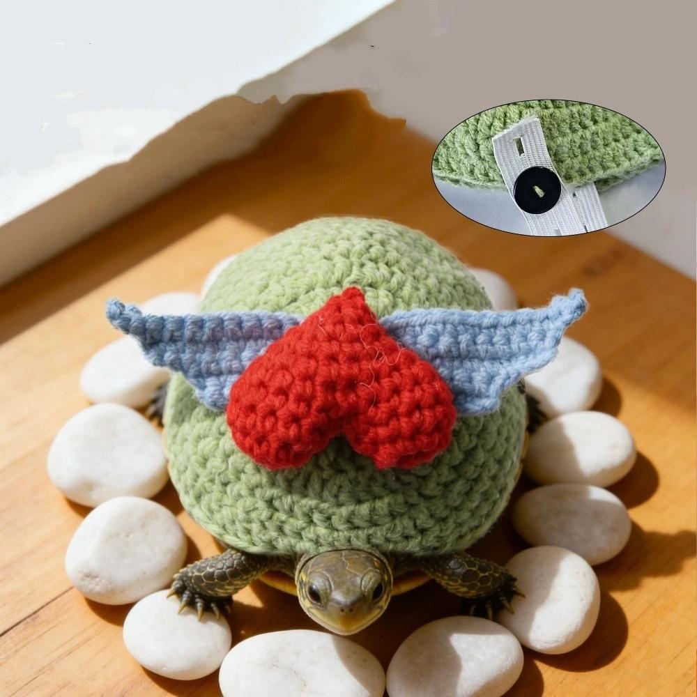 Warm Turtle Knitted Sweater Love Heart Turtle Costume Cute Pet Tortoise Clothes  Winter Season